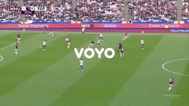 West Ham - Tottenham | Ocazie după o neînțelegere între Van de Ven și Vicario (40')